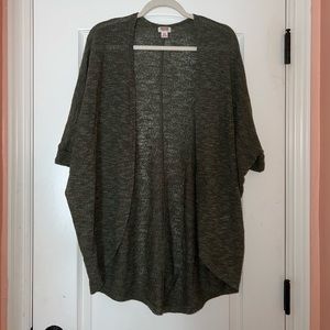 Olive green sweater/cardigan